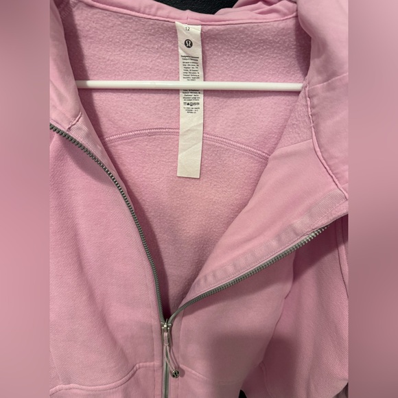 Lululemon X Peloton Scuba Crop Hoodie Full Zip - Picture 4 of 6